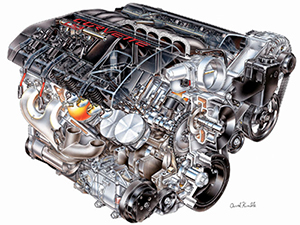 426 Dodge Hemi engine